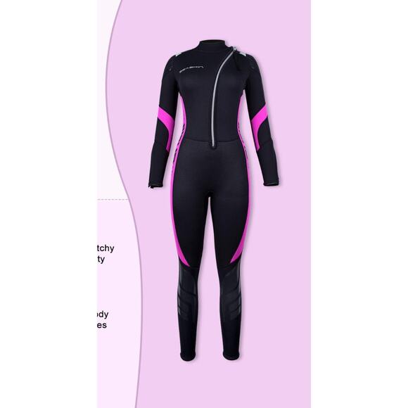 Seaskin Wetsuits for Men Women 3mm Front Zip Full Wetsuit Brand New Size Small - Picture 2 of 6